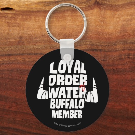 Flintstenen | Koninklijk besluit Waterbuffellid Sleutelhanger (Voorkant)