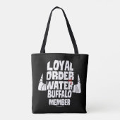 Flintstenen | Koninklijk besluit Waterbuffellid Tote Bag (Achterkant)