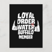 Flintstenen | Koninklijk besluit Waterbuffellid Uitnodiging Briefkaart (Voorkant)