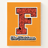 Flintstenen| Monogram voor kleurenstijl Notitieboek (Achterkant)