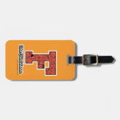 Flintstenen | Monogram voor leesbare stijl Bagagelabel (Voorkant horizontaal)