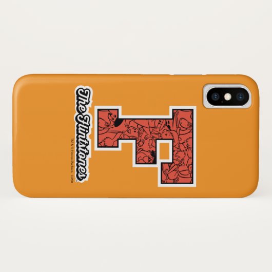 Flintstenen | Monogram voor leesbare stijl Case-Mate iPhone Case (Achterkant (horizontaal))