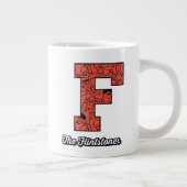 Flintstenen | Monogram voor leesbare stijl Grote Koffiekop (Rechts)