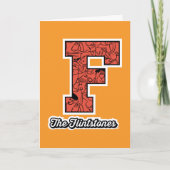 Flintstenen | Monogram voor leesbare stijl Kaart (Voorkant)