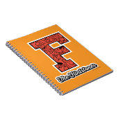 Flintstenen | Monogram voor leesbare stijl Notitieboek (Rechterzijde)