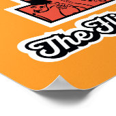 Flintstenen | Monogram voor leesbare stijl Poster (Hoek)