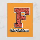 Flintstenen | Monogram voor leesbare stijl Uitnodiging Briefkaart (Voorkant)