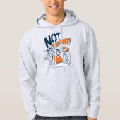 Flintstenen | Niet vanavond. Hoodie (Voorkant)
