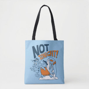 Flintstenen Niet vanavond. Tote Bag