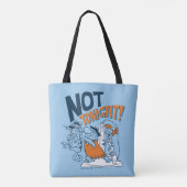 Flintstenen | Niet vanavond. Tote Bag (Achterkant)