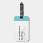 Flintstenen | Pebbles & Dino Play Ball Bagagelabel (Achterkant verticaal)