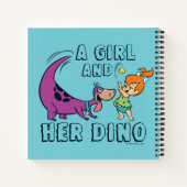 Flintstenen | Pebbles & Dino Play Ball Notitieboek (Achterkant)
