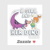 Flintstenen | Pebbles & Dino Play Ball Sticker (Vel)