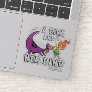 Flintstenen Pebbles & Dino Play Ball Sticker