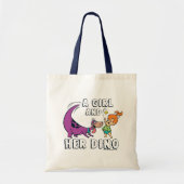 Flintstenen | Pebbles & Dino Play Ball Tote Bag (Voorkant)