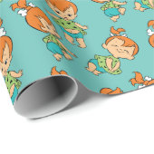 Flintstenen | Pebbles Flintstone Cadeaupapier (Rol Hoek)