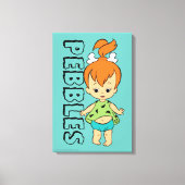 Flintstenen | Pebbles Flintstone Canvas Afdruk (Voorkant)