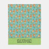 Flintstenen | Pebbles Flintstone Fleece Deken (Voorkant)