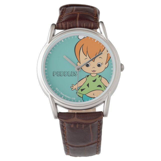 Flintstenen | Pebbles Flintstone Horloge (Voorkant)