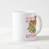 Flintstenen | Pebbles & Haar tijger Grote Koffiekop (Voorkant rechts)