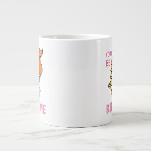 Flintstenen | Pebbles & Haar tijger Grote Koffiekop (Voorkant)
