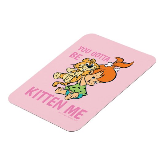 Flintstenen | Pebbles & Haar tijger Magneet (Linkerzijde)