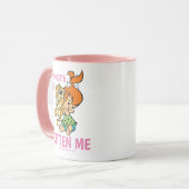 Flintstenen | Pebbles & Haar tijger Mok (Voorkant links)