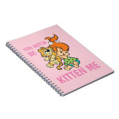 Flintstenen | Pebbles & Haar tijger Notitieboek (Rechterzijde)