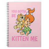 Flintstenen | Pebbles & Haar tijger Notitieboek (Voorkant)