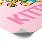 Flintstenen | Pebbles & Haar tijger Poster (Hoek)