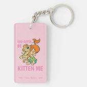 Flintstenen | Pebbles & Haar tijger Sleutelhanger (achterkant)