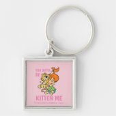 Flintstenen | Pebbles & Haar tijger Sleutelhanger (Voorkant)