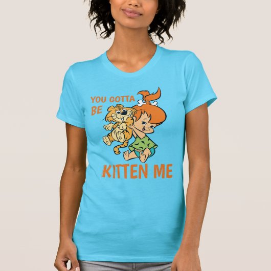 Flintstenen | Pebbles & Haar tijger T-shirt (Voorkant)