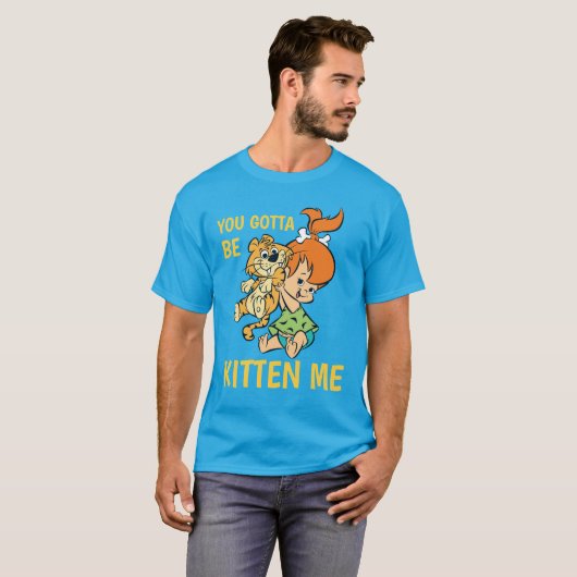 Flintstenen | Pebbles & Haar tijger T-shirt (Voorkant volledig)