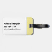 Flintstenen | Pebbles - Little Diva Bagagelabel (Achterkant horizontaal)