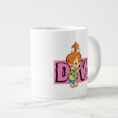 Flintstenen | Pebbles - Little Diva Grote Koffiekop (Voorkant rechts)