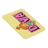 Flintstenen | Pebbles - Little Diva Magneet (Rechterzijde)