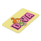 Flintstenen | Pebbles - Little Diva Magneet (Linkerzijde)