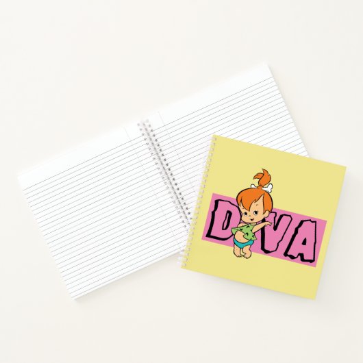Flintstenen| Pebbles - Little Diva Notitieboek (Binnen)