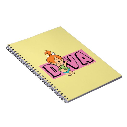 Flintstenen | Pebbles - Little Diva Notitieboek (Rechterzijde)