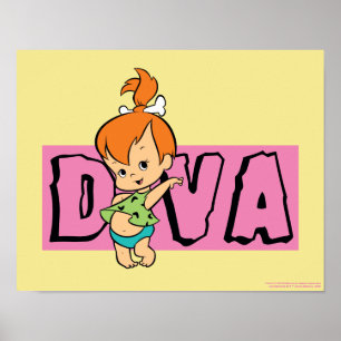 Flintstenen   Pebbles - Little Diva Poster