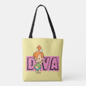 Flintstenen | Pebbles - Little Diva Tote Bag (Achterkant)