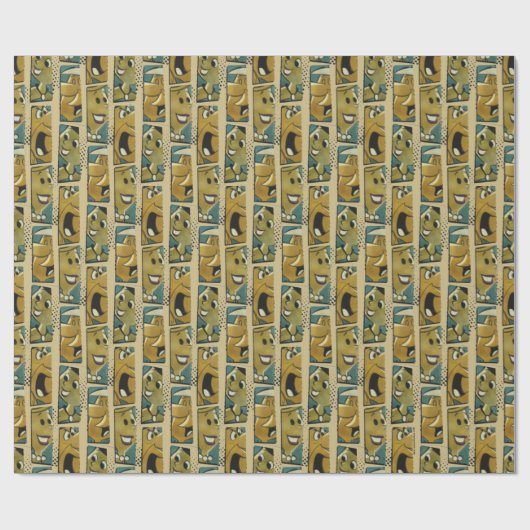 Flintstenen | Retro Comic Character Panels Cadeaupapier (Vlak)