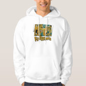 Flintstenen | Retro Comic Character Panels Hoodie (Voorkant)