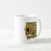 Flintstenen | Retro Comic Character Panels Koffiemok (Voorkant rechts)