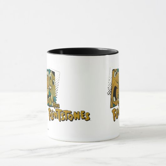 Flintstenen | Retro Comic Character Panels Mok (Midden)