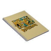 Flintstenen | Retro Comic Character Panels Notitieboek (Rechterzijde)