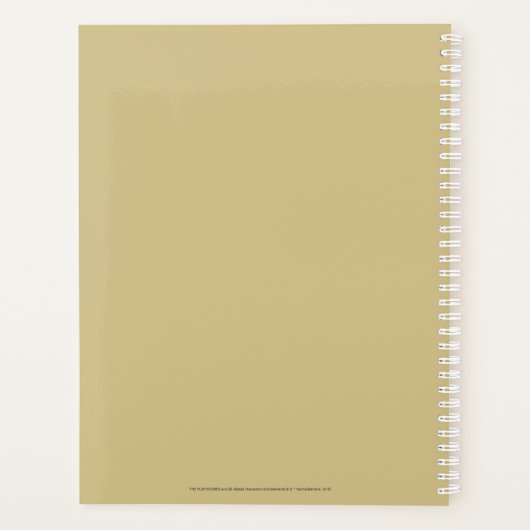 Flintstenen | Retro Comic Character Panels Planner (Achterkant)