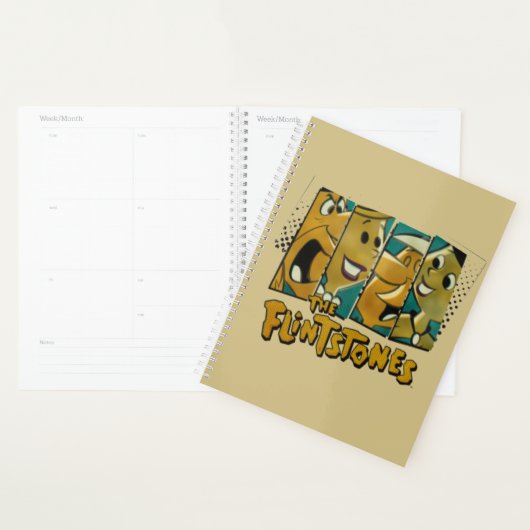 Flintstenen | Retro Comic Character Panels Planner (Display)