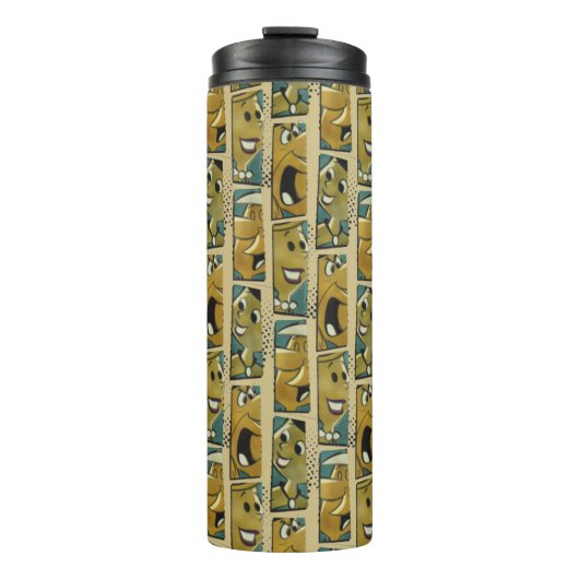 Flintstenen | Retro Comic Character Panels Thermosbeker (Voorkant)